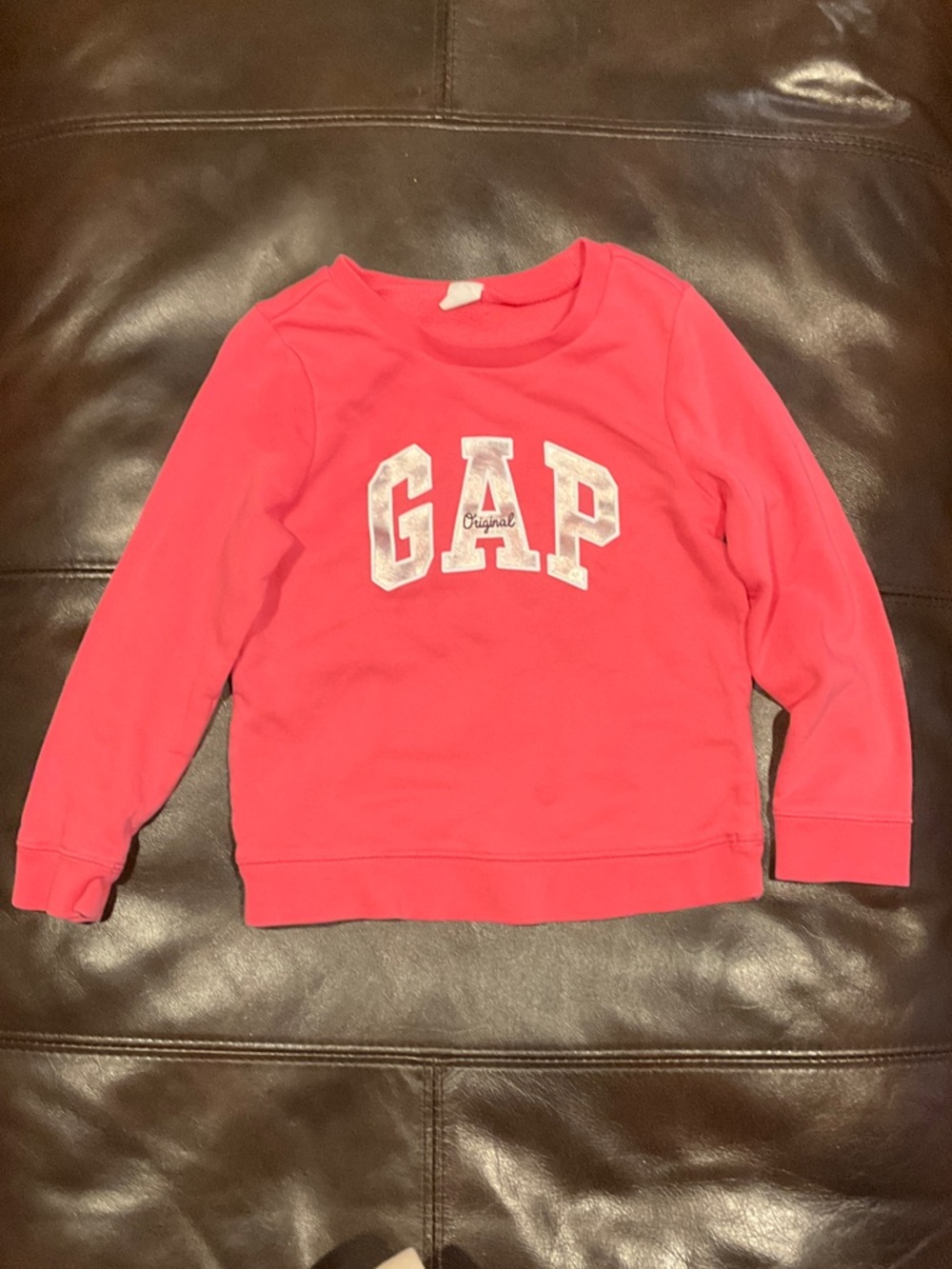 GAP Coral Pink Logo Pullover